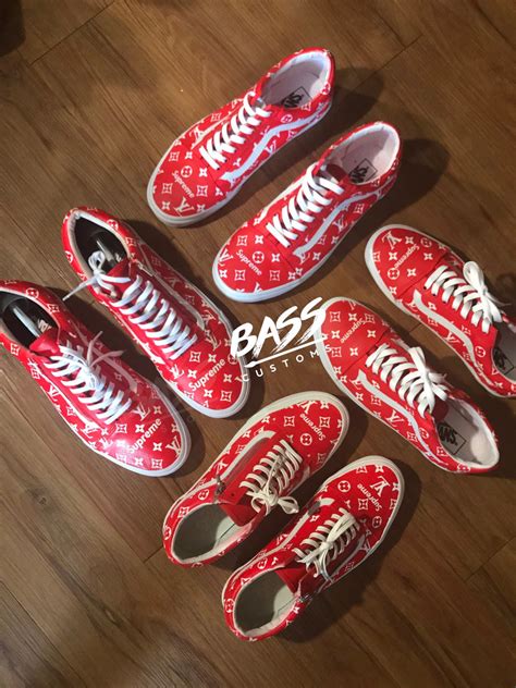 supreme x louis vuitton shoes